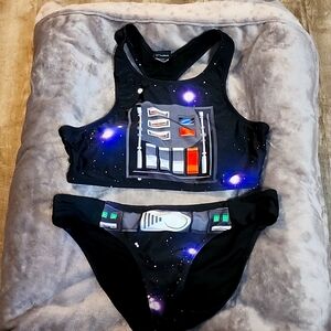 Star Wars Black and Blue Bikini Set